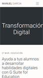 Mobile Screenshot of manuelgarcia.es