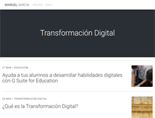 Tablet Screenshot of manuelgarcia.es
